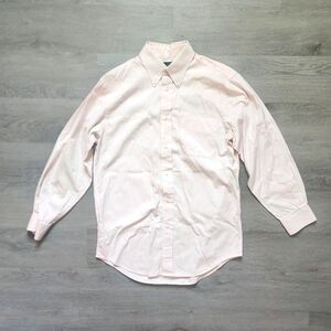 Kenneth Roberts Platinum Men's Solid Pink Casual Long Sleeve Button Down Shirt